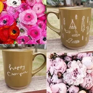 Fringe Studio Happy Camper Coffee Mug - Thumbnail 4